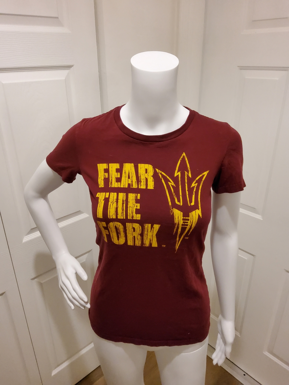 Arizona State Vintage ASU Fear The Fork Graphic Tee - Women’s T-Shirt